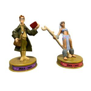 Atlantis Milo & Kida 2002 McDonalds Happy Meal Figurines